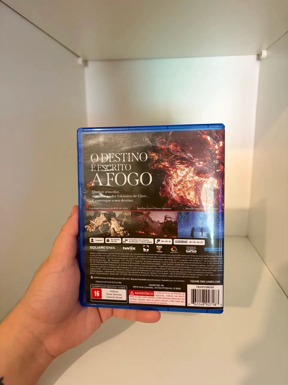 Final Fantasy 16 PS5 Zerado! - Foto 3