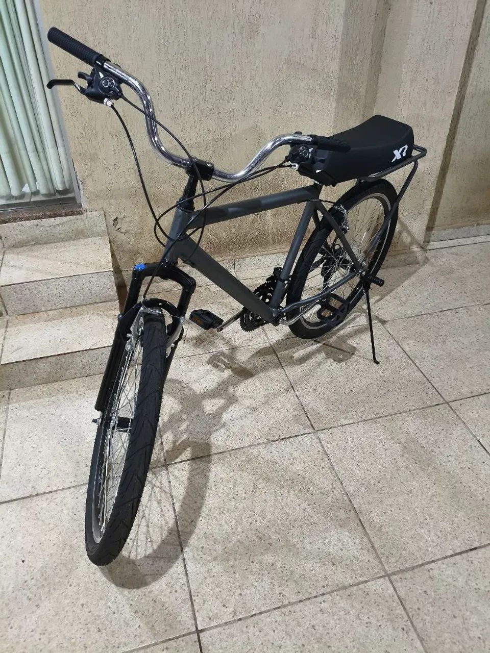 Bicicleta Montadinha aro 26 com Marcha e Amortecedor  - Foto 2