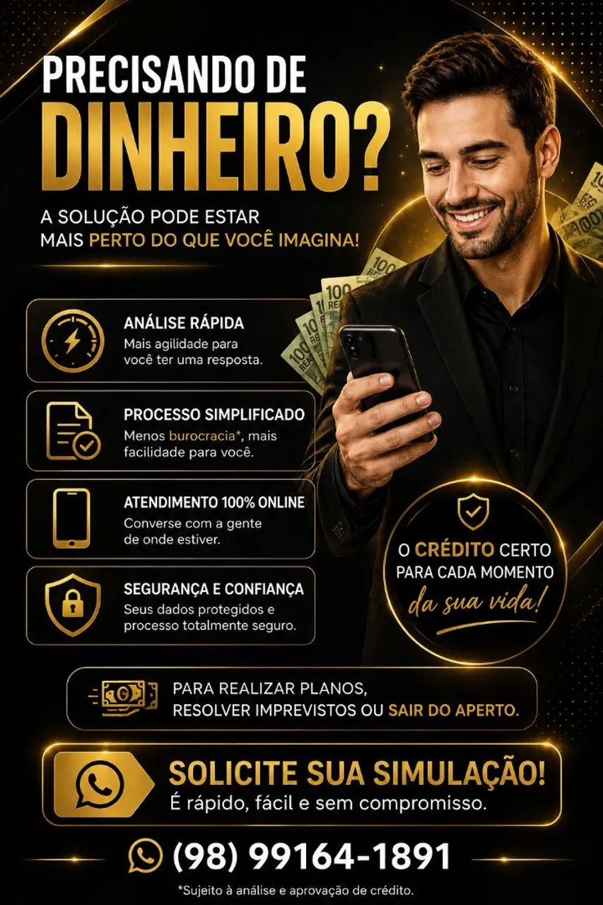 Precisando de dinheiro?