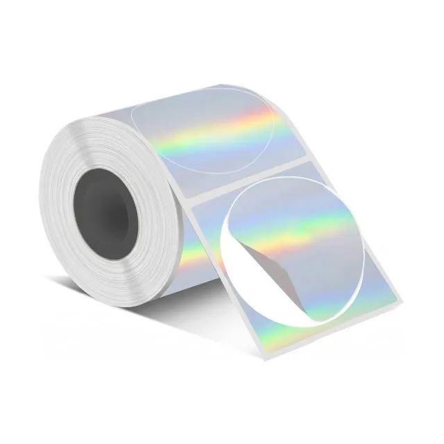 50 Etiqueta Térmica Holográfica Adesiva