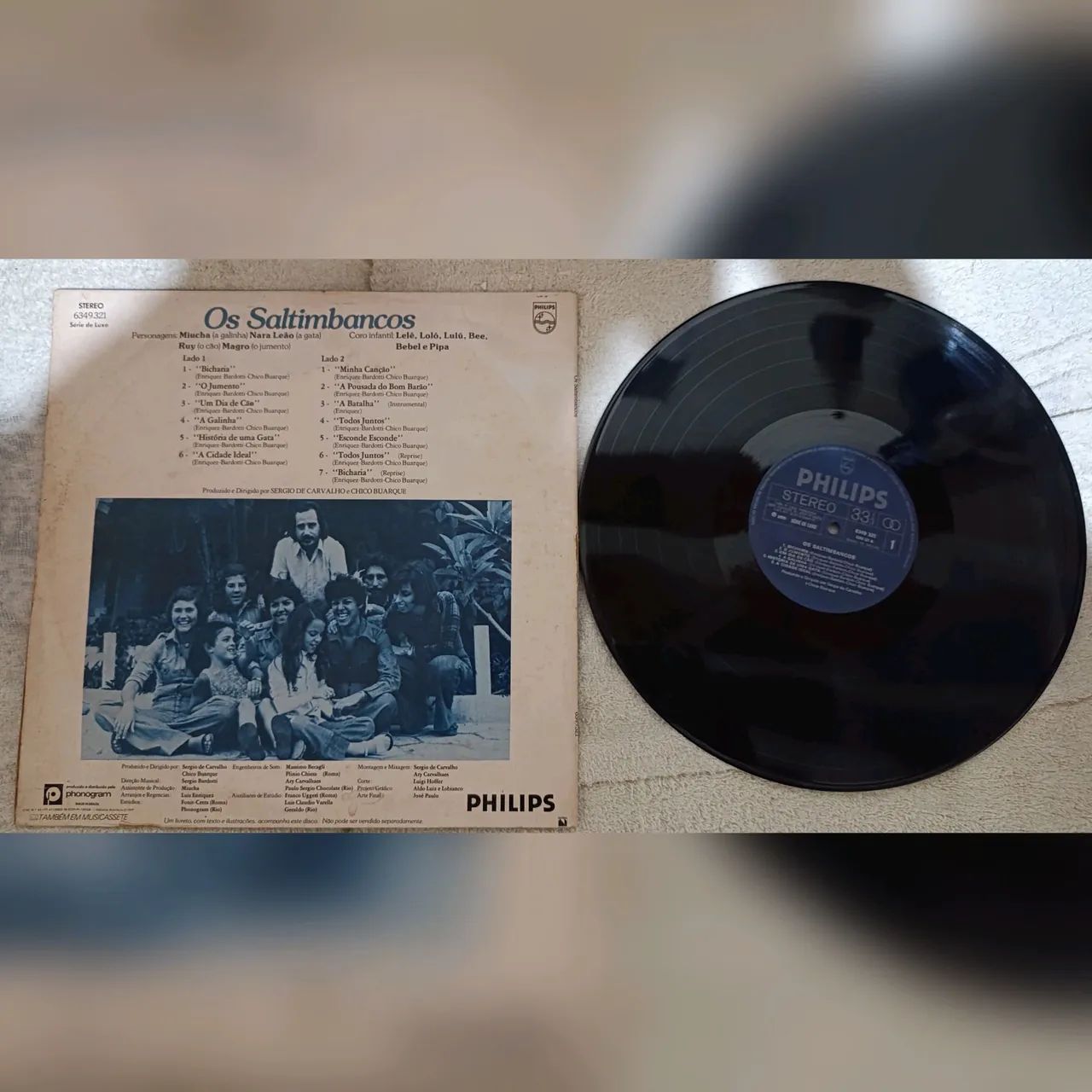 Vinil Os Saltimbancos original de 1977 - Foto 2