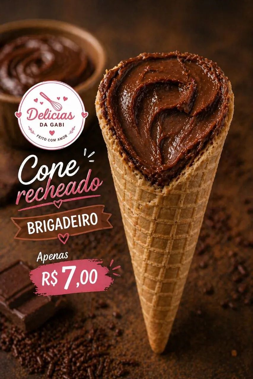 Cone recheado - Foto 2