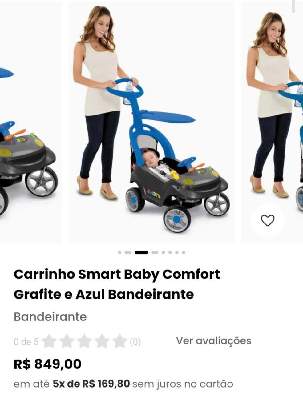Carrinho bandeirantes 