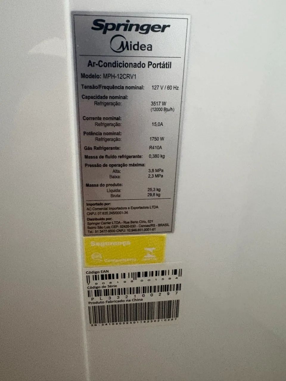 Ar condicionado portátil Midea  - Foto 4