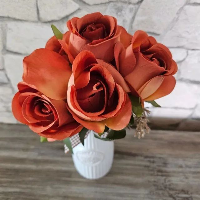 Vaso farmhouse com rosas - Foto 4