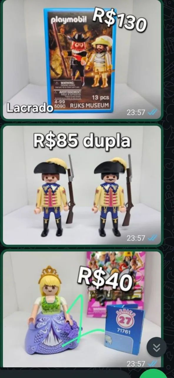 Playmobil Bonecos 