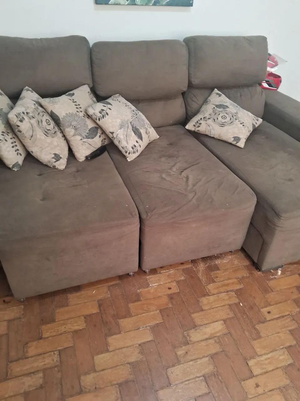 Vende-se sofá retratil 250 pra levar logo - Foto 2