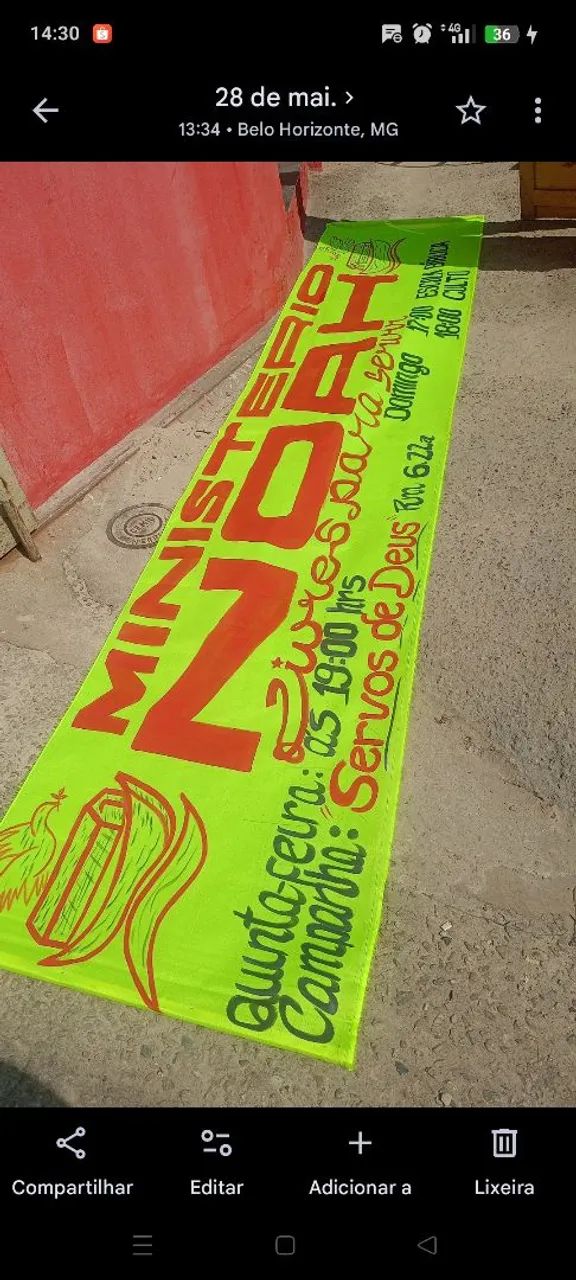 Faixas Pintada a Mão - Foto 3