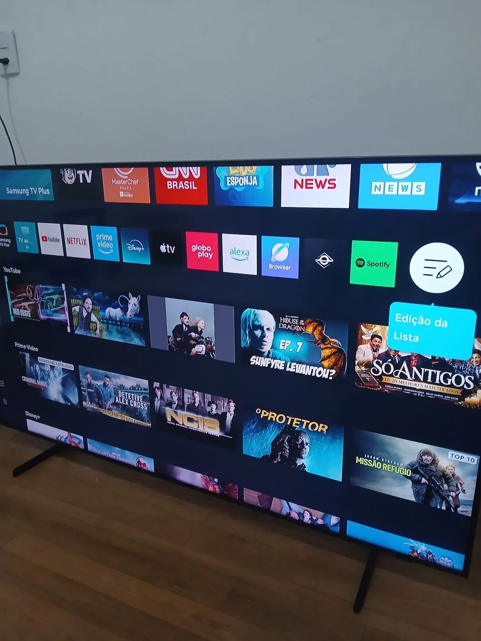Tv smart Samsung 55 polegadas Qled 4k com Alexa  - Foto 4