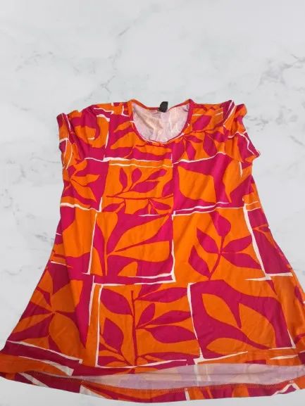 blusa estampada com manga