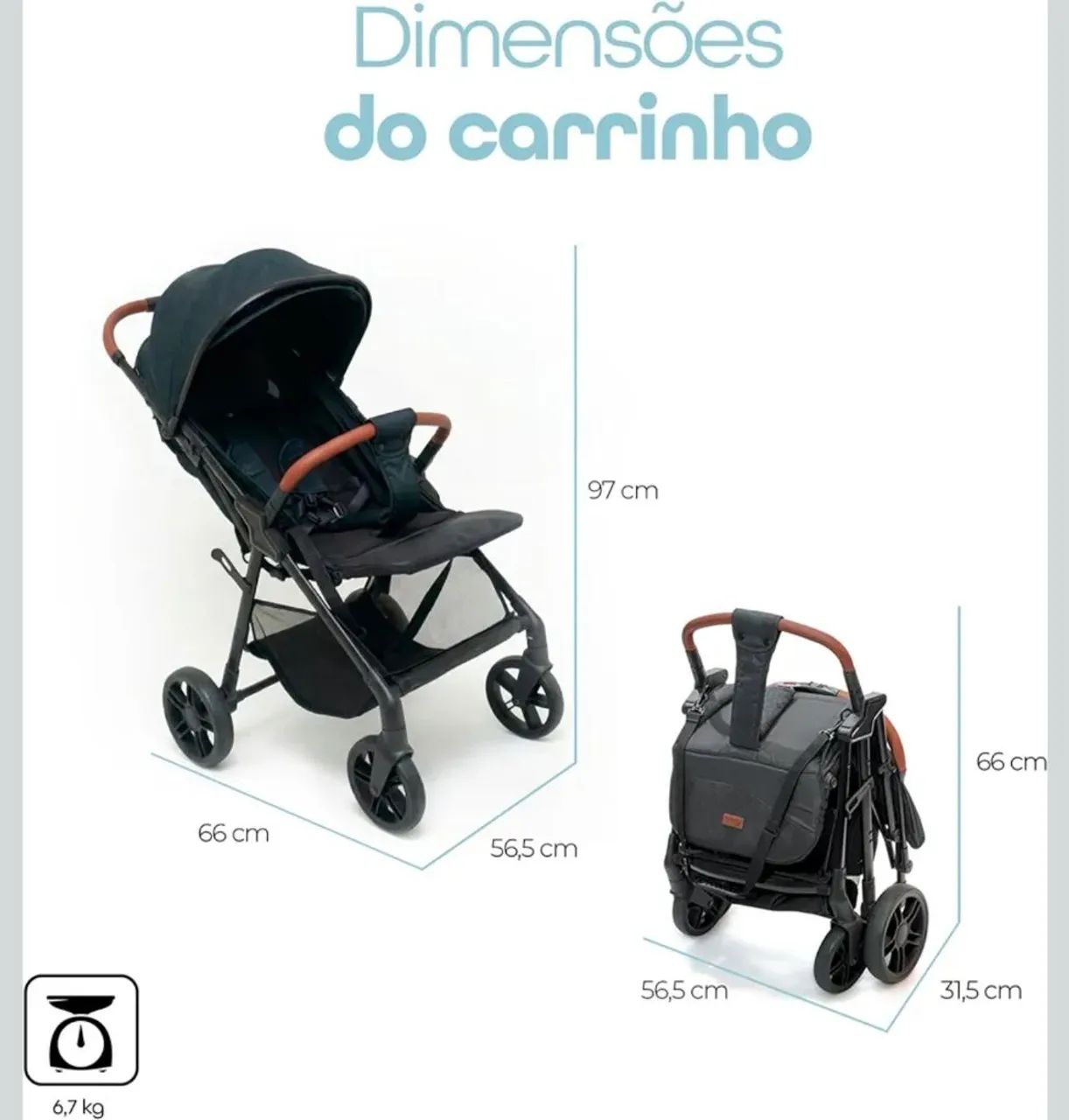 Carrinho de bebê Freso Confort - Foto 4