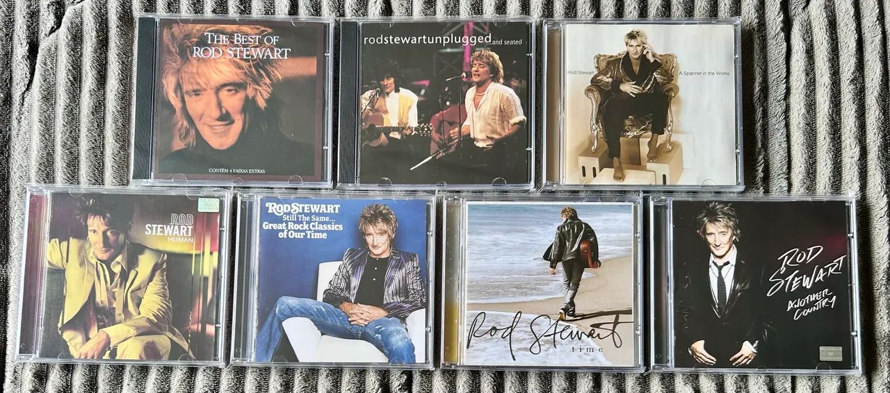 Rod Stewart LOTE COM 7 CDs 