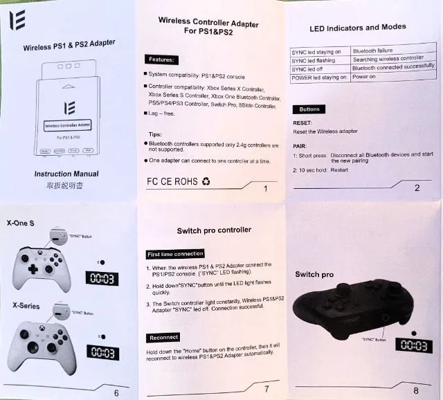 Adaptadores Bluetooth para Ps1 e Ps2 - Foto 4