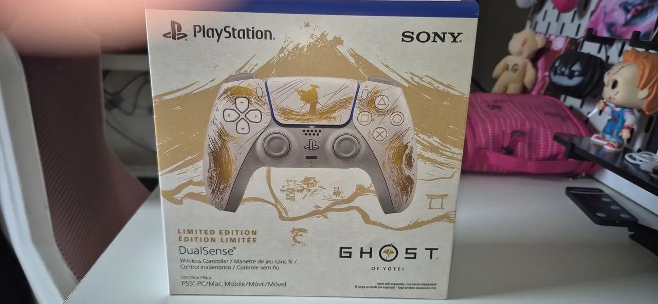 Controle Dualsense Ghost of Yotei edição limitada LACRADO