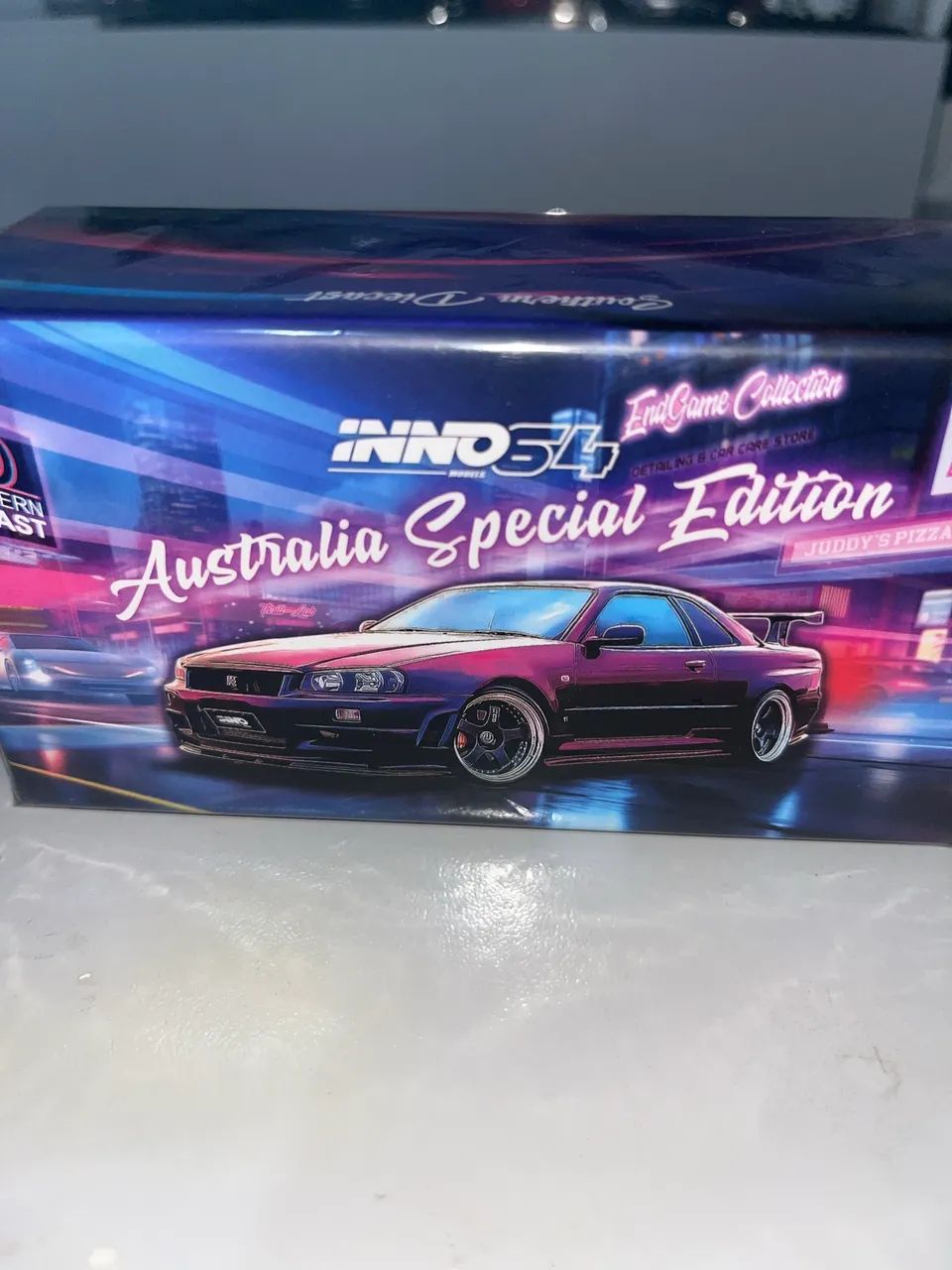 Skyline Gtr R34 Australia Special Edition Inno64 1:64 Lacrado