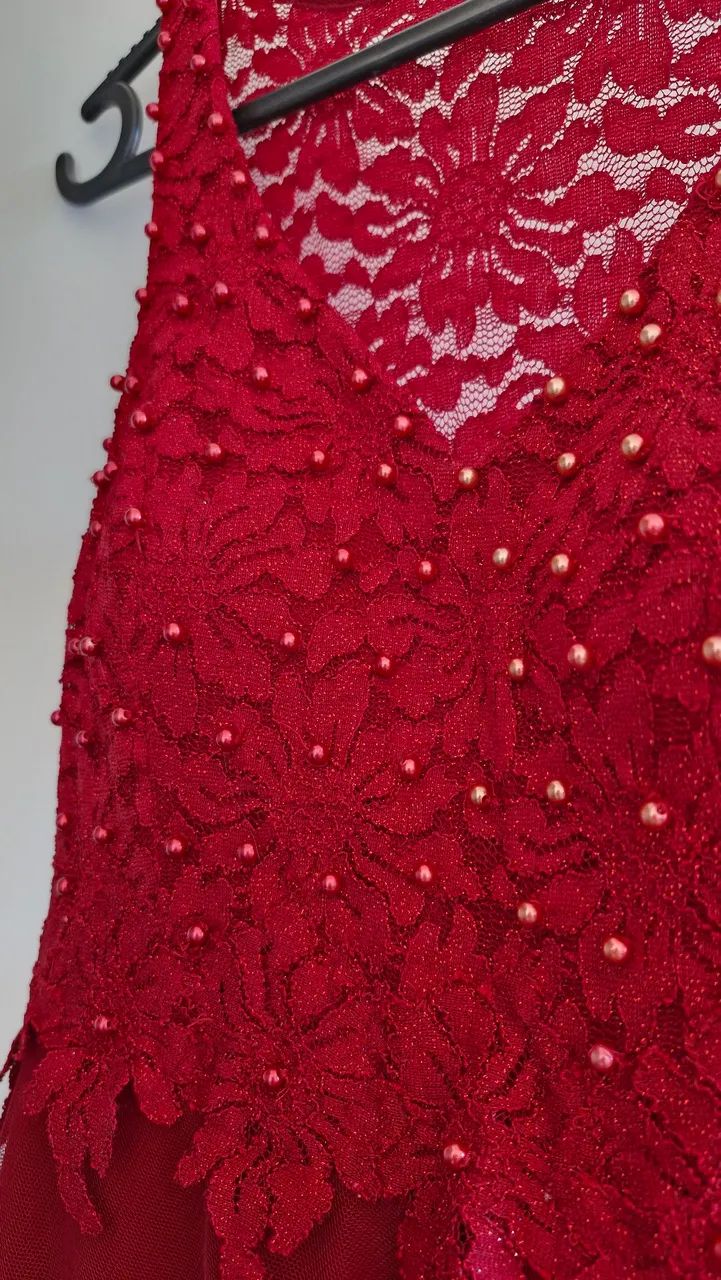 Vestido vinho - Foto 2