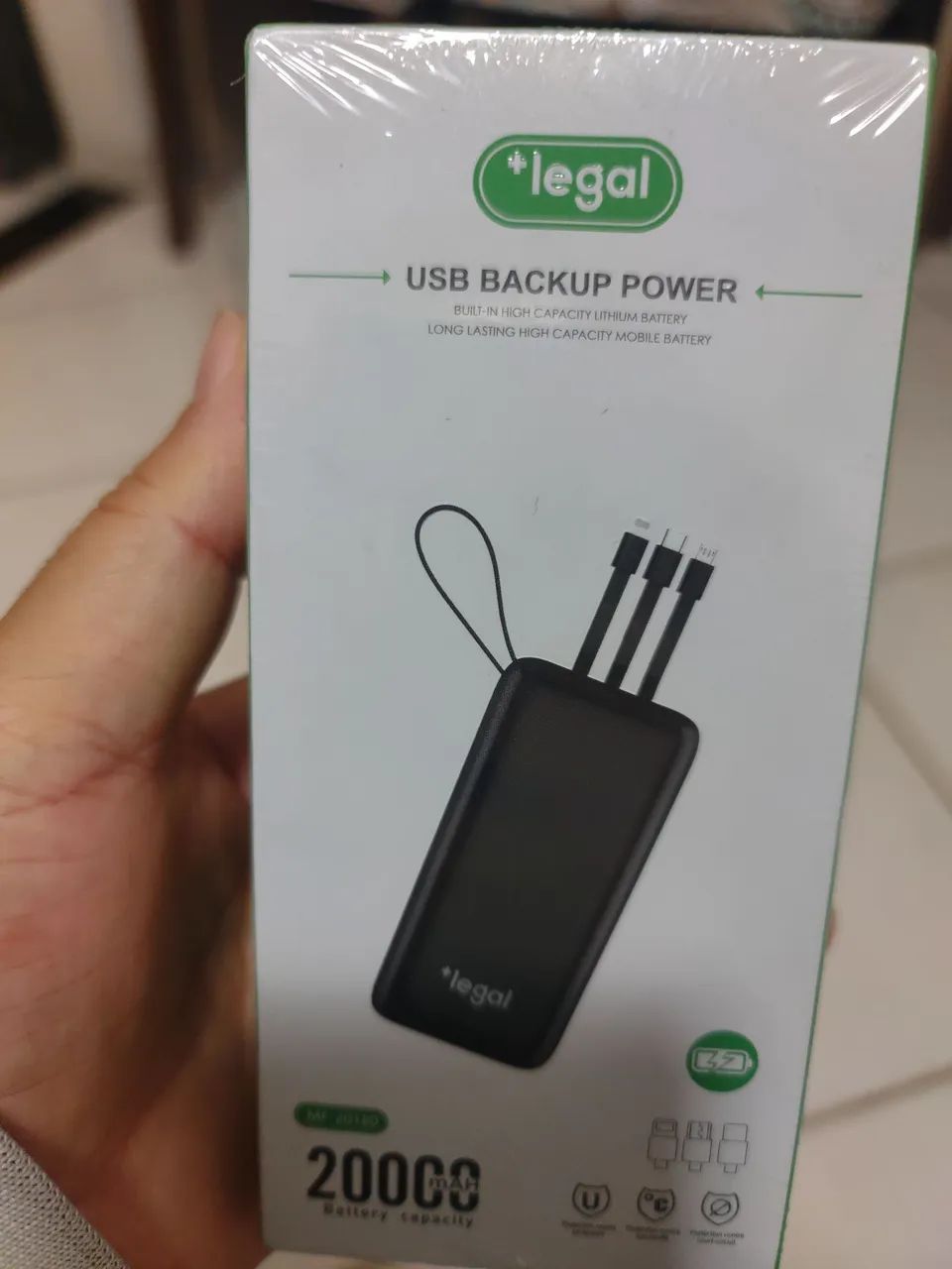 Power bank super poderoso de 20000mAH