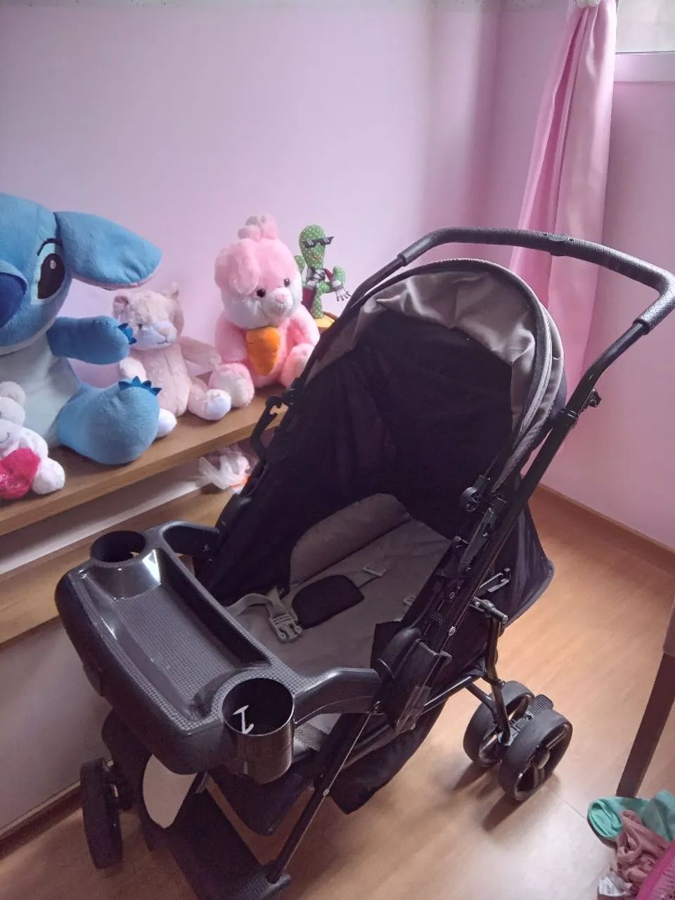 Kit carrinho de bebê e bebê conforto - Foto 5