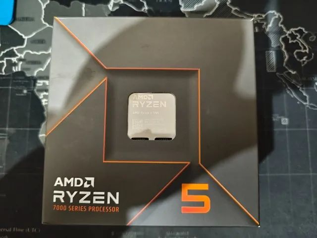 Processador Ryzen 7600 com cooler, na caixa - Foto 3