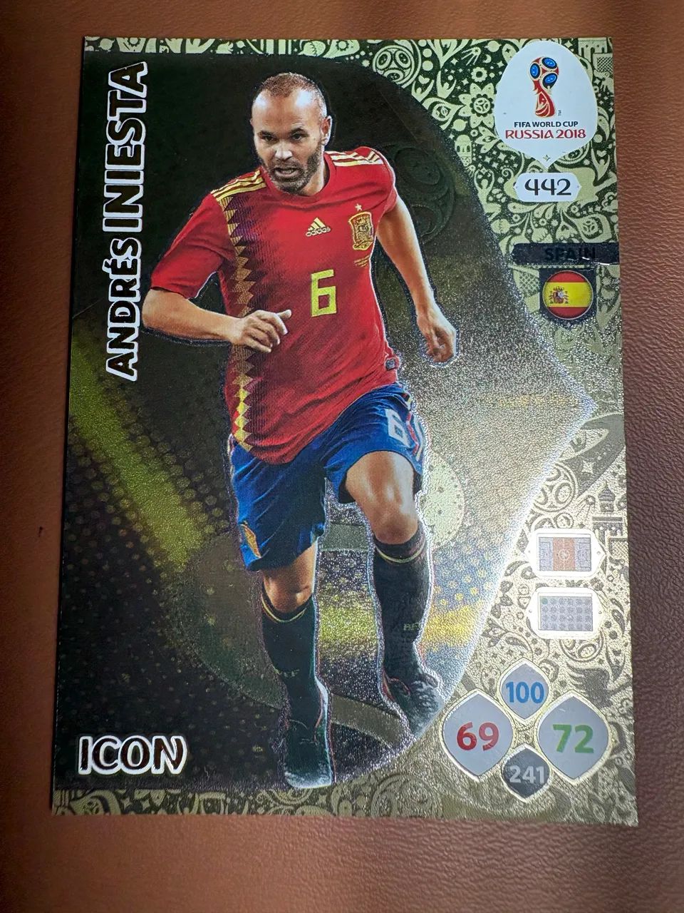 Card Adrenalyn XL 2018 Iniesta Icon