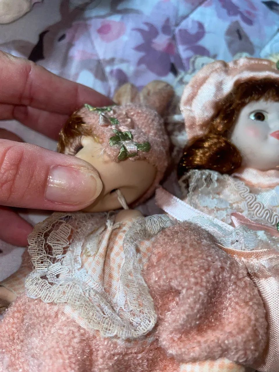 Trio de boneca de porcelana - Foto 4