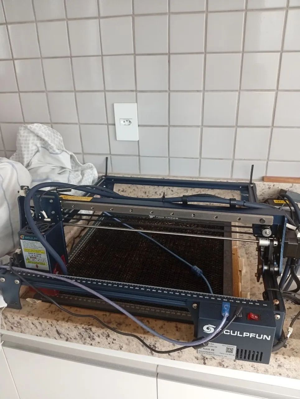 Máquina Corte Laser 20W Sculpfun + brindes