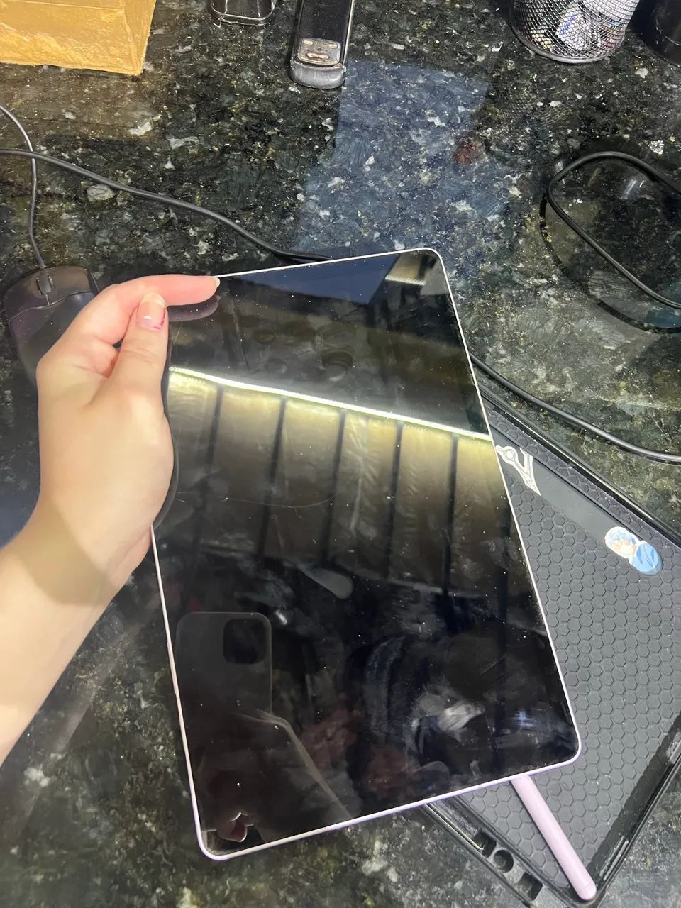 Tablet s9 fe lilás - Foto 4