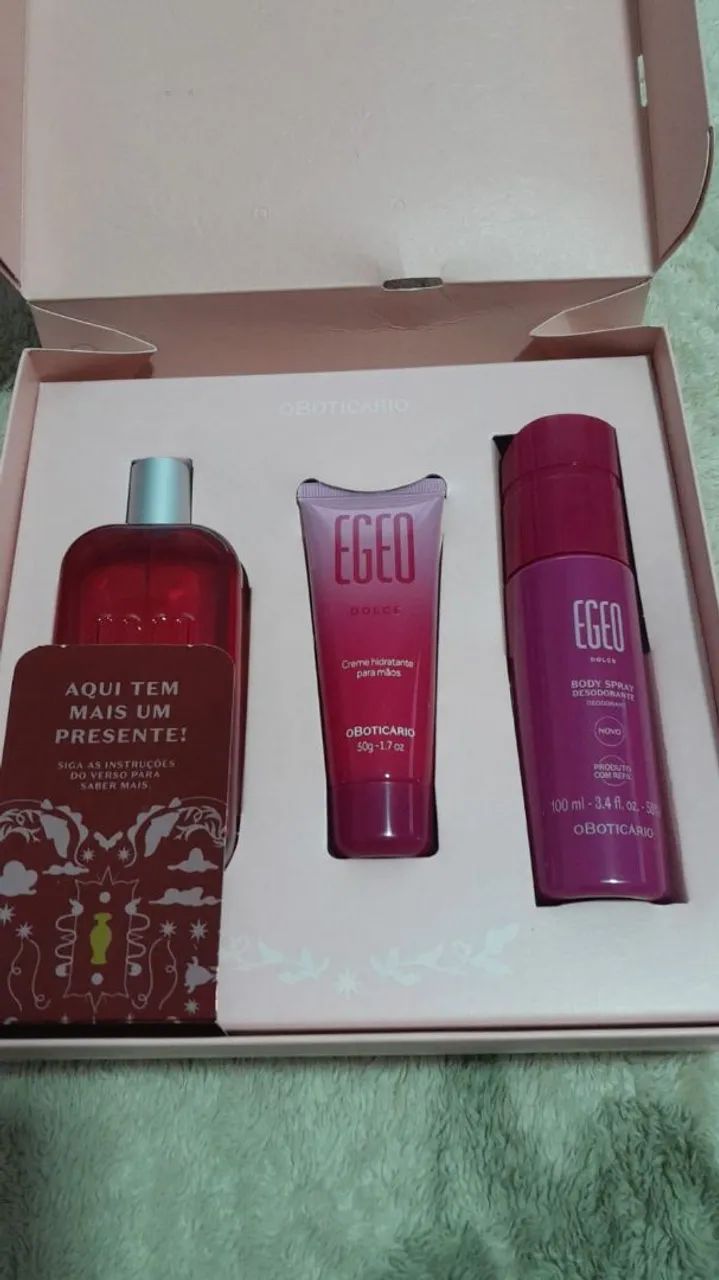 Kit Egeo Dolce O Boticário Completo - Novo R$150