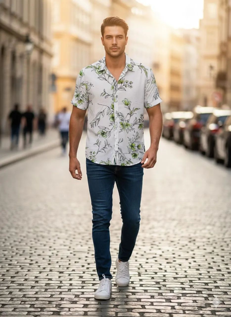 Camisas Masculinas Tendência 2026 - Foto 3