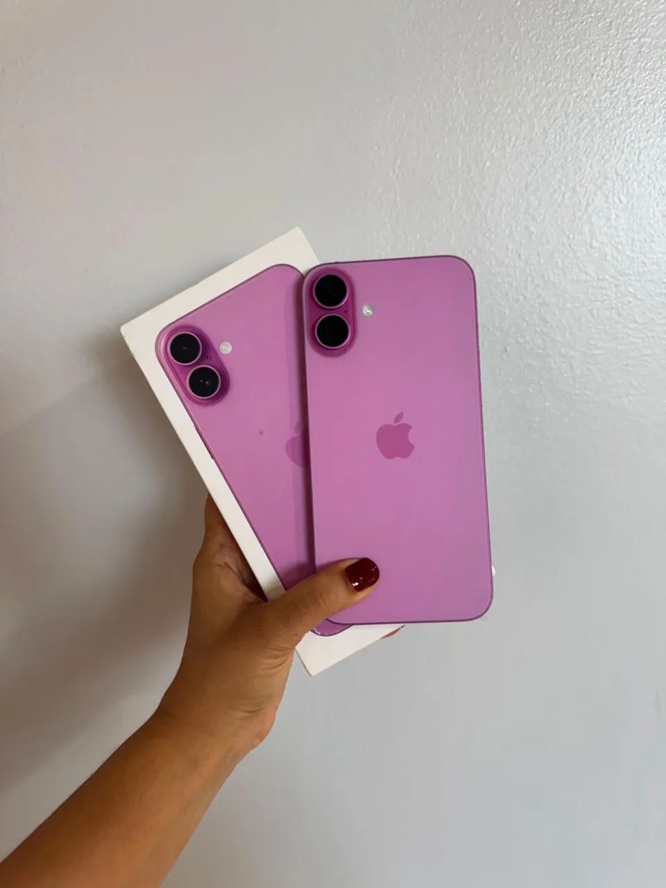 iPhone 16 Plus rosa todo original 