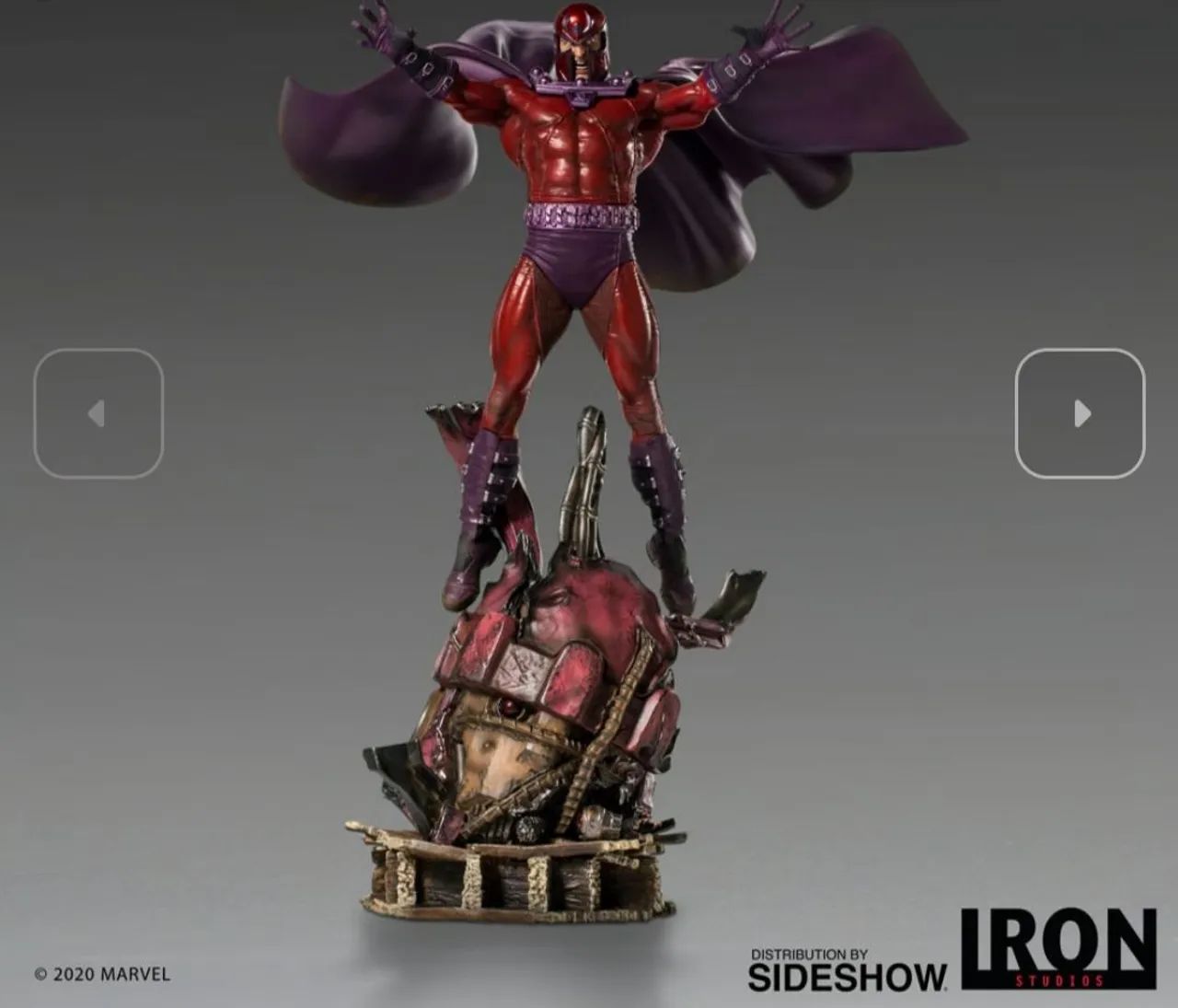 Diorama Magneto Deluxe Iron Studios X-Men