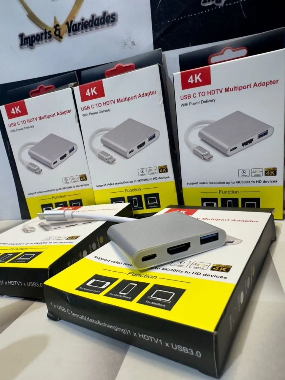 Adaptador OTG tipo C com HDMI - Foto 2