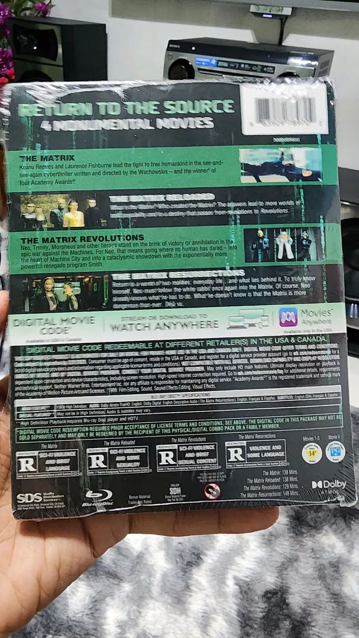Blu-ray Matrix Deja Vu Coleção 4 Filmes Lacrado - CDs, DVDs etc
