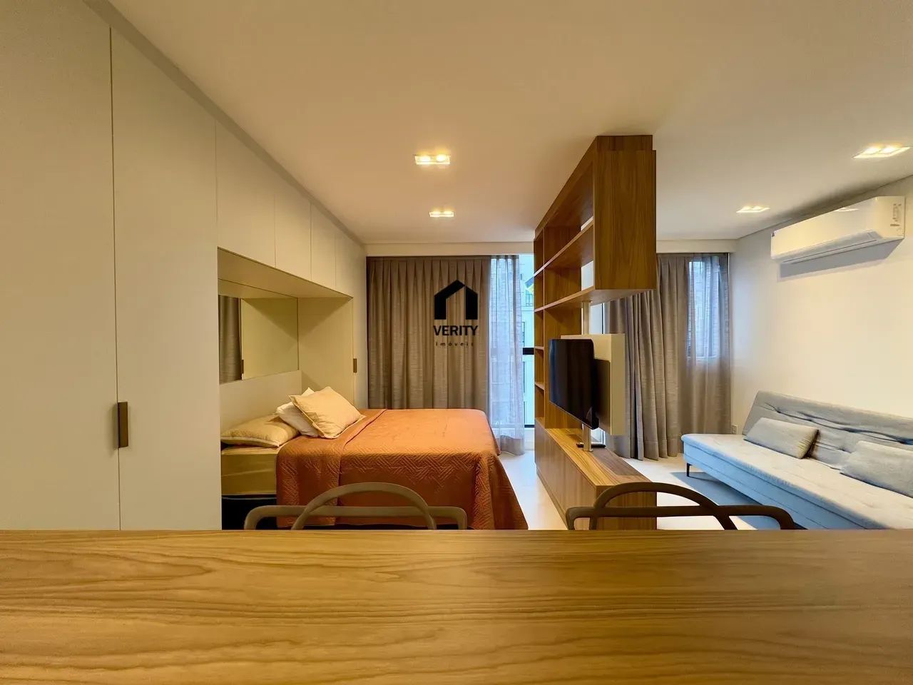 Studio Mobiliado no Viva Trindade | Andar Alto | Próximo à UFSC - Foto 4