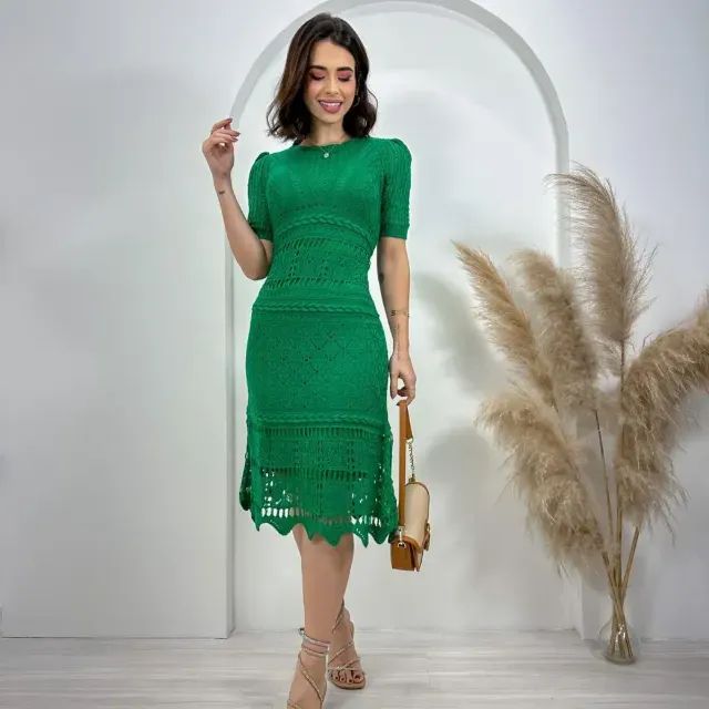 vestido tricot 