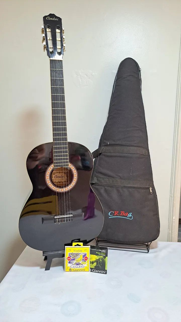 KIT VIOLÃO + CAPA + CORDAS