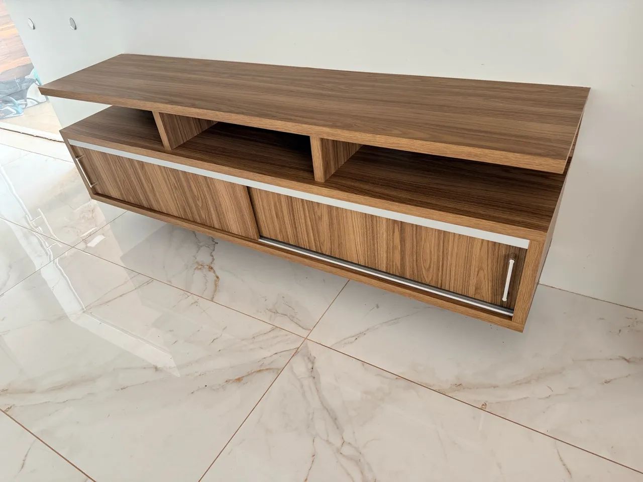 Rack com Prateleira Flutuante - 100% MDF - Foto 3