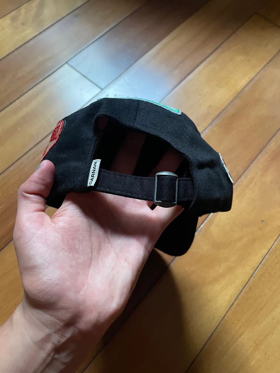 Boné Carnan 6 Panel Patches Preto - Foto 3
