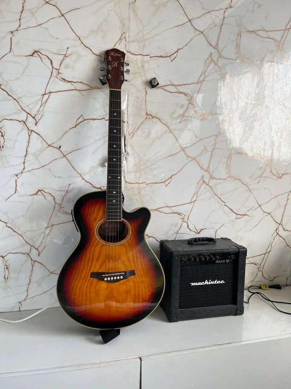 Violão elétrico em perfeito estado - Foto 4