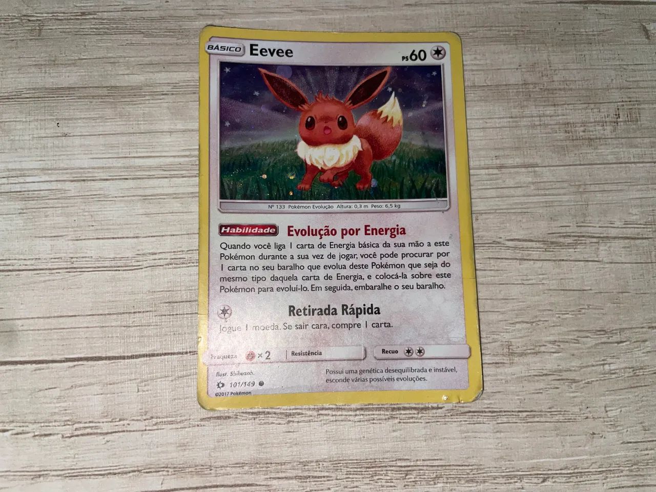 3 Cartas Eevee Pokémon TCG - Cosmos Holo 2017 - Foto 4