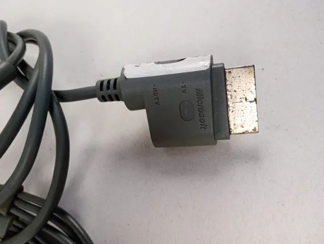 Cabo Vídeo Componente Original Microsoft Xbox 360 HD AV (Fat / Slim) - Foto 3