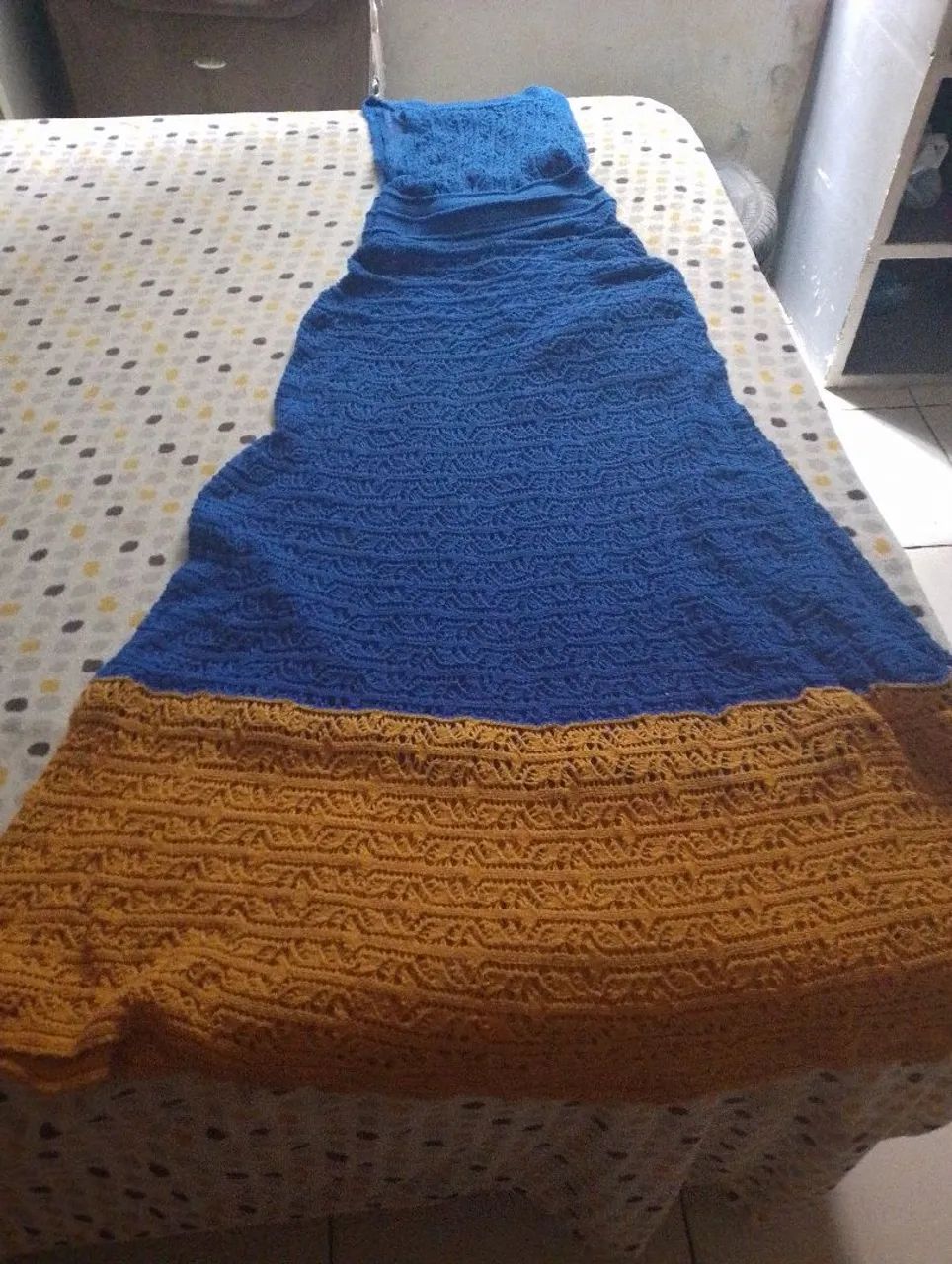 Vestido longo de crochê  - Foto 2
