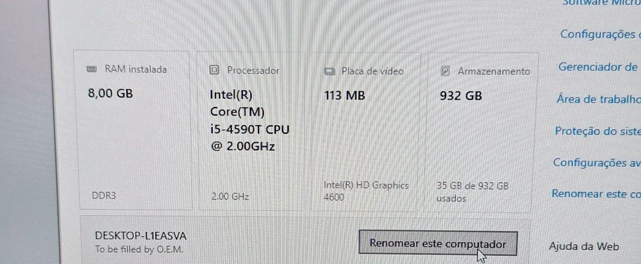 Computador All in One Next PC 1TB armazenamento Windows 10 Pro, 22 polegadas  - Foto 5