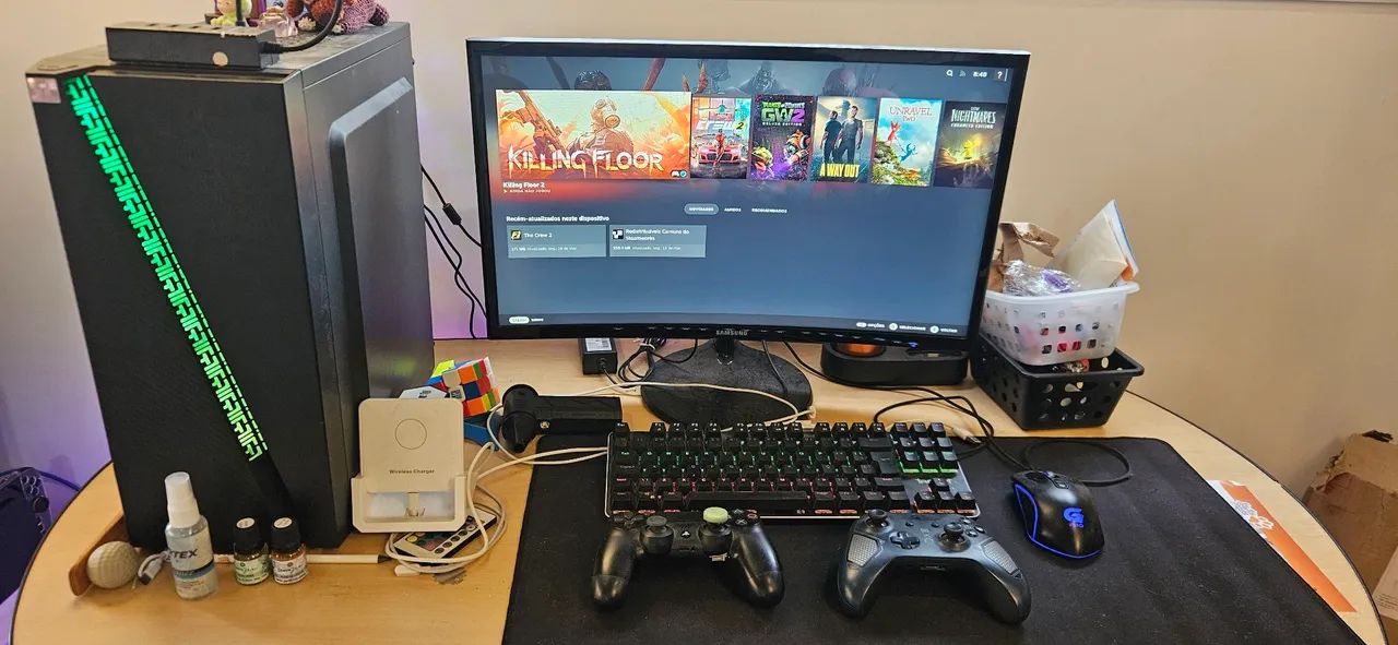 monitor samsung 24 75hz curved - Foto 2