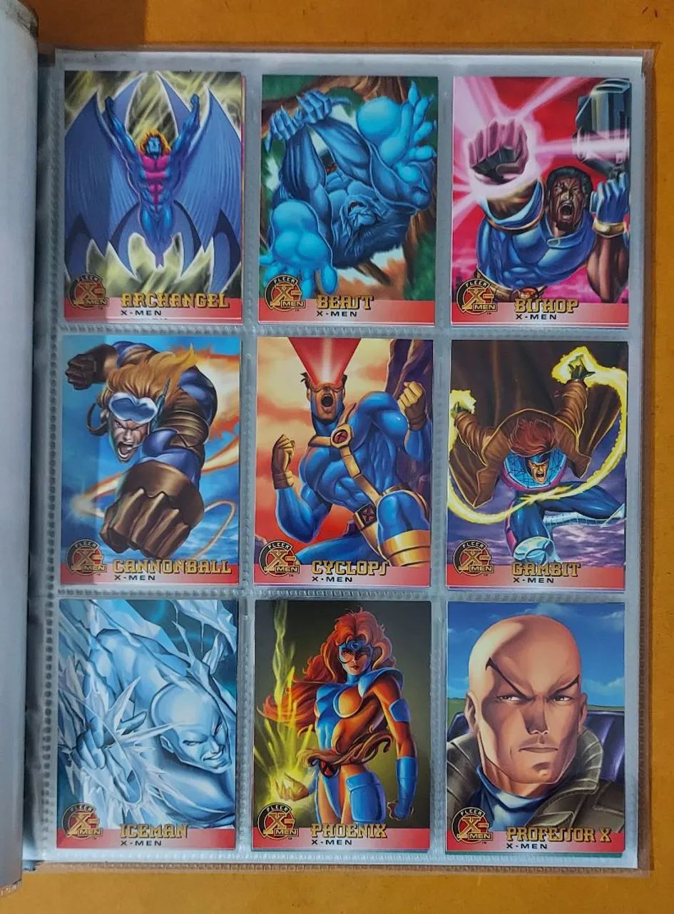 CARDS X-MEN COLEÇÃO COMPLETA (100 CARDS) - Hobbies e coleções