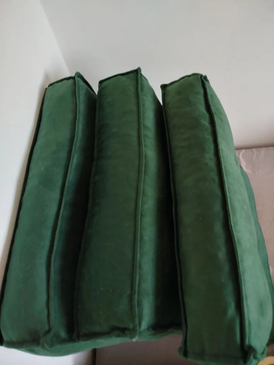 3 Almofadas quadradas Verdes - Foto 4