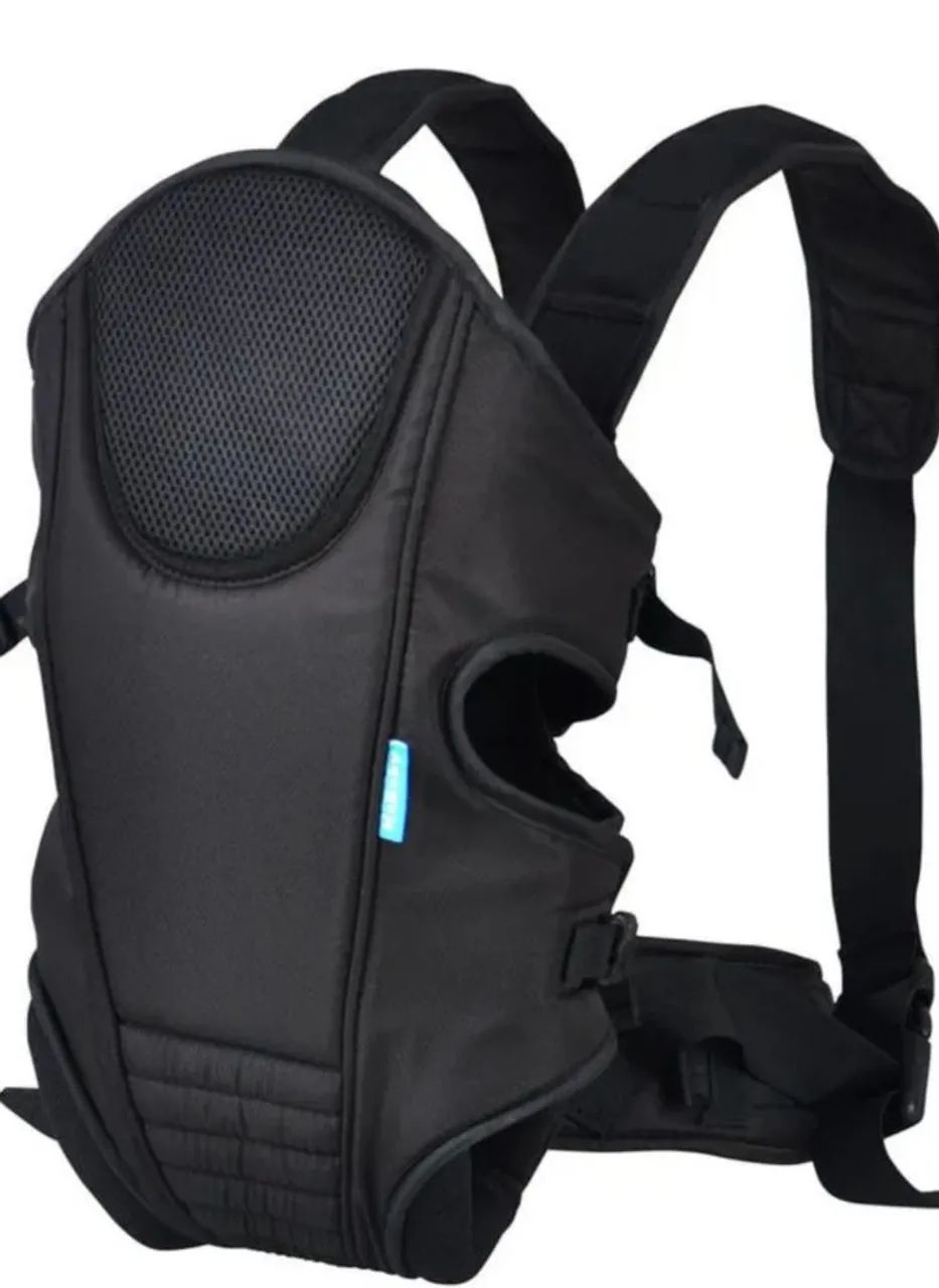OPORTUNIDADE - Canguru - Comfort Line - Estrutura Forte - Preto - KaBaby