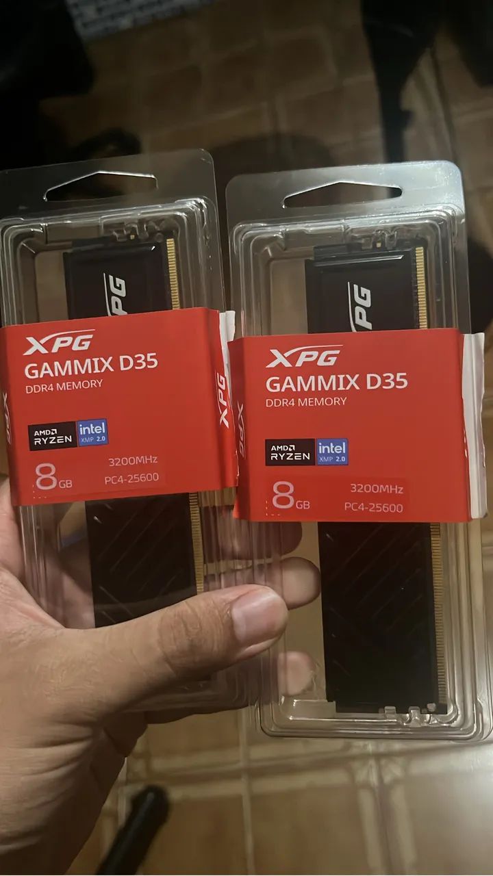 2x memória xpg 8gb DDR4