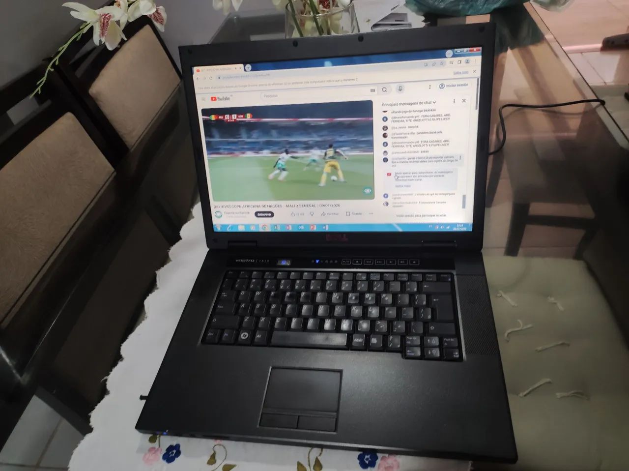 Notebook Dell 1510 core2duo 4GB de ram bateria não funciona no estado!!!! - Foto 4