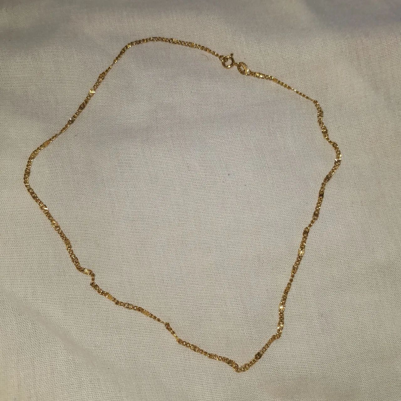 Colar folheado a ouro 18k